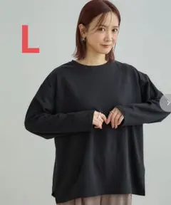 しまむら　田中里奈　プルオーバー　黒　Lサイズ