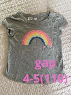 GAP KIDS レインボー スパンコール Tシャツ　4-5のサムネイル