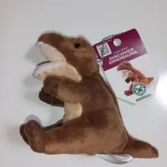 未使用ティラノザウルスぬいぐるみ 約10cm ディスカバー・ダイナソー恐竜博物館