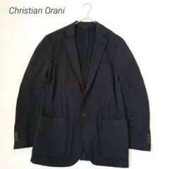 クリスチャンオラーニ　洋服の青山　テーラードジャケット　ダークグレー　L 通勤のサムネイル