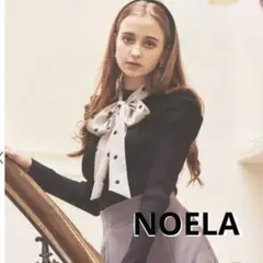 ノエラ　スカーフセットリブニット