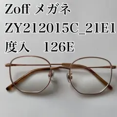 Zoff メガネ ZY212015C_21E1 度入　126E