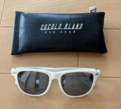 COCOLO BLAND サングラス ホワイト