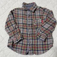 ミキハウス チェック柄シャツ 90cm