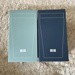 ユニクロ　2025感謝祭　ステンレスボトル　ネイビー　グリーン