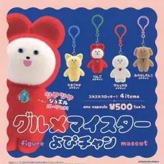 フィギュアマスコット　全4種セット　グルメマイスター よぴチャン　ガチャ