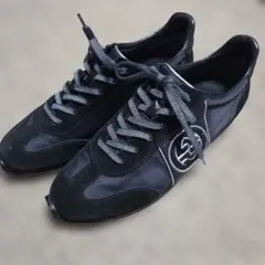 GUCCIスニーカー⁄レザーナイロンコンビ⁄ 27cm