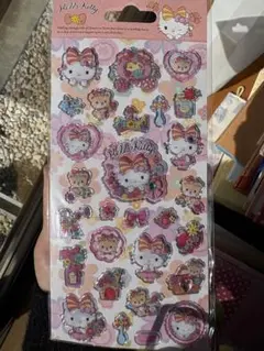 キティちゃん　アクリルシール　サンリオ　海外限定　正規品　ラインストーン付き