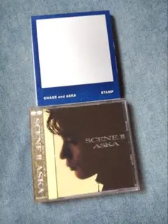ASKA SCENE II ブックレット付き/チャゲ&飛鳥・STAMP2点セット