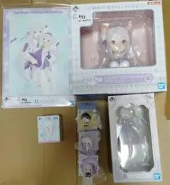 Re:ゼロ エミリア アートスケール　ラストワンver. 　フィギュア　セット フィギュア ラストワン エミリアアートスケールフィギュア 未開封品