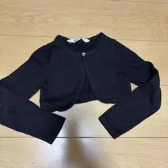 H&M ボレロ カーディガン ブラック 110-116cm