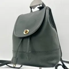 COACH オールドコーチ リュック ターンロック グリーン USA 9960