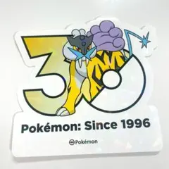 ライコウ 韓国 ポケモン 30周年記念 ランダムステッカー - メルカリ