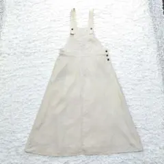 未使用級★スローブイエナ リネン ジャンパースカート サロペット キナリ