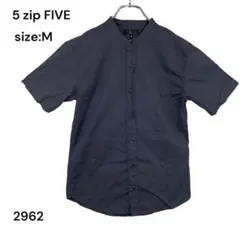 5 ZIP FIVE ジップファイブ　シャツ　トップス　半袖　Ｍ　おしゃれのサムネイル