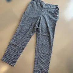 しまむら　チェックパンツ