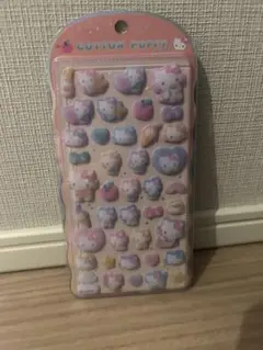 ハローキティ コットンパフィーシール サンリオ