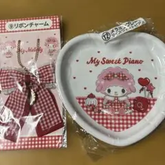 My Melody リボンチャーム & プレートセット