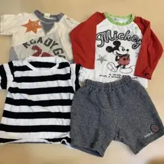 男の子　80センチ　半袖　Tシャツ　半ズボン　　着替え　まとめ売り　保育園 夏服