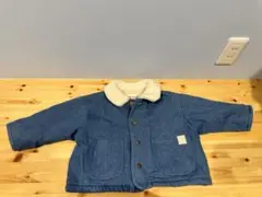 ベビーアウター裏ボア フード付き 90cm