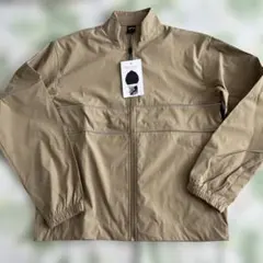 新品ワークマン撥水　反射材付き　リフレクトライン　スタンドジャケット　ベージュＭ