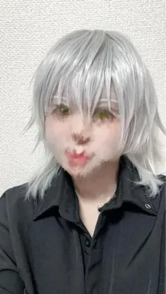 鶴丸国永　コスプレ　ウィッグ