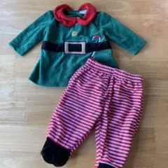 ザラホーム　小人風コスチューム クリスマス仮装　サンタ　ベビー　エルフ