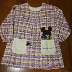 学研 くまのがっこう　ティータイムツイード風ニットチュニック パープル