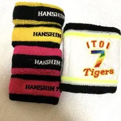 阪神タイガースTigers 金本知憲 赤星憲広 ボール リストバンド【匿名