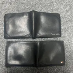 DIESEL & TOMMY HILFIGER 二つ折り財布　　２つセット