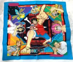 ワンピース ルフィー ゾロ チョッパー ナミ サンジ ハンカチタオル バンダナ①