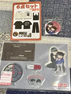 しまむら限定 名探偵コナン アクリルスタンド 缶バッジ