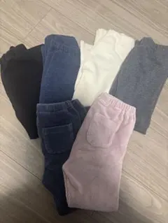 UNIQLO フリースレギンス/10分丈　コーデュロイライクレギンス/10分丈