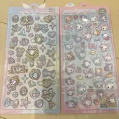 正規品 ボンボンドロップシール マジカルレインボー　うさぎ　★2枚セット★