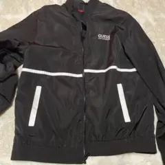 GUESS ブラック ナイロンジャケット Lのサムネイル