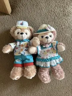 ディズニー ダッフィー シェリーメイ サニーファン ぬいぐるみバッジ 正規品