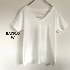 BAYFLOW ベイフロー Vネック Tシャツ 白 綿100% サイズ3のサムネイル
