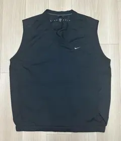 【美品】NIKE GOLF ベスト ロゴ刺繍 ブラック XL！タイガーウッズ