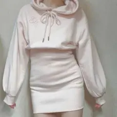 Eé embroidery hoodie onepiece baby