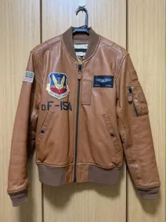 【専用】AVIREXブラウンレザージャケット