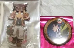 鬼滅の刃　悲鳴嶼行冥　缶バッチ　アクリルスタンド