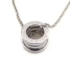 ブルガリ B-ZERO1 ネックレス K18WG ホワイトゴールド Y04971