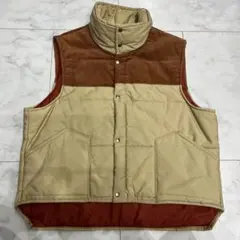 70s？　ヴィンテージ　ダウンベスト