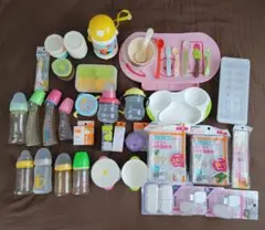 赤ちゃん　新生児 〜 幼児　哺乳瓶　離乳食 食器　マグ　盛りだくさんセット