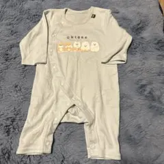 動物プリントロンパース 60-70cm