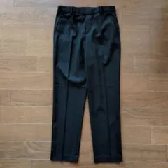 【 UNIQLO 】黒 ストライプ スラックス Ｍ 未使用品