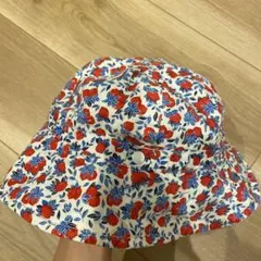 PETIT BATEAU 花柄ハット 24m/86cm