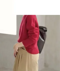 美品 ジャーナルスタンダード カシミヤ ウール セーター 赤 レッド ニット