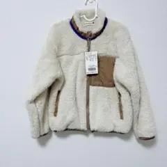 新品.ᐟ.ᐟbranshes フリースジャケット120cm アイボリー キッズ