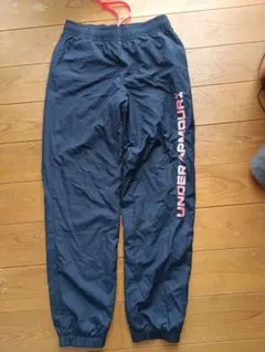 UNDER ARMOUR ルーズフィット 長ズボン YXL ネイビー/ピンクのサムネイル